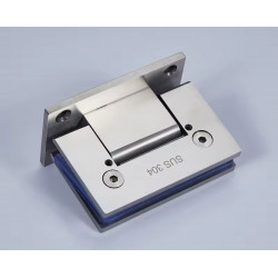 Hydraulic self closing glass door hinge