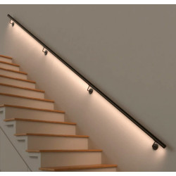 Black LED handrail