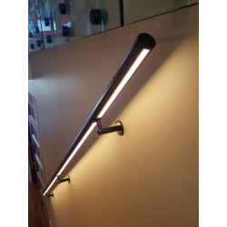 stainless steel handrail with led lights